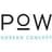 Pow korean concept logo