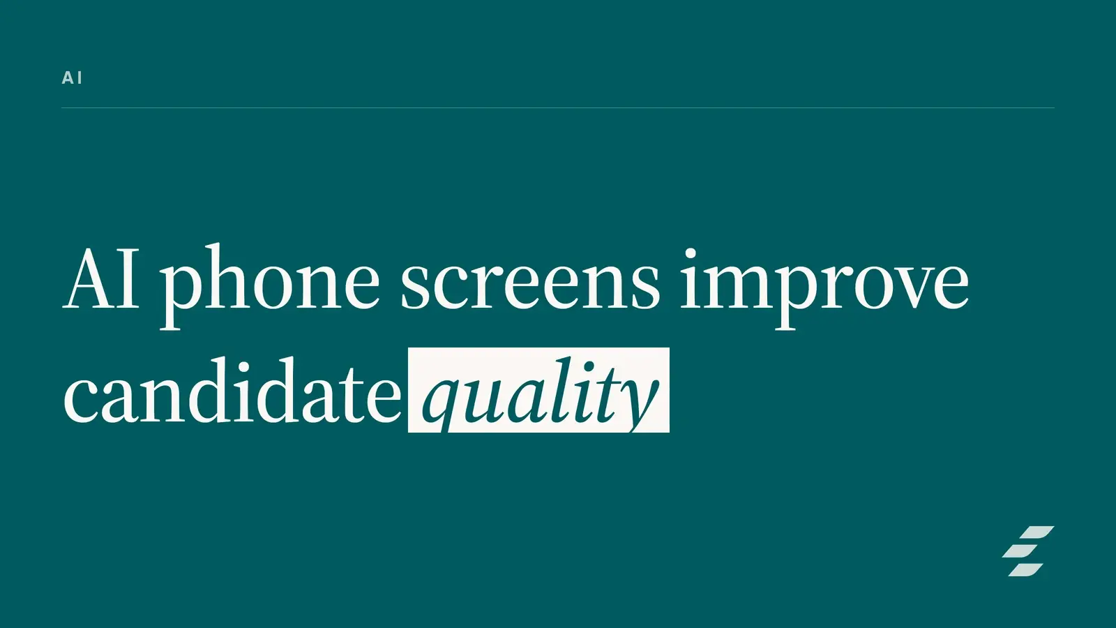 Featured image for AI Phone Screening to Speed Up Startup Hiring