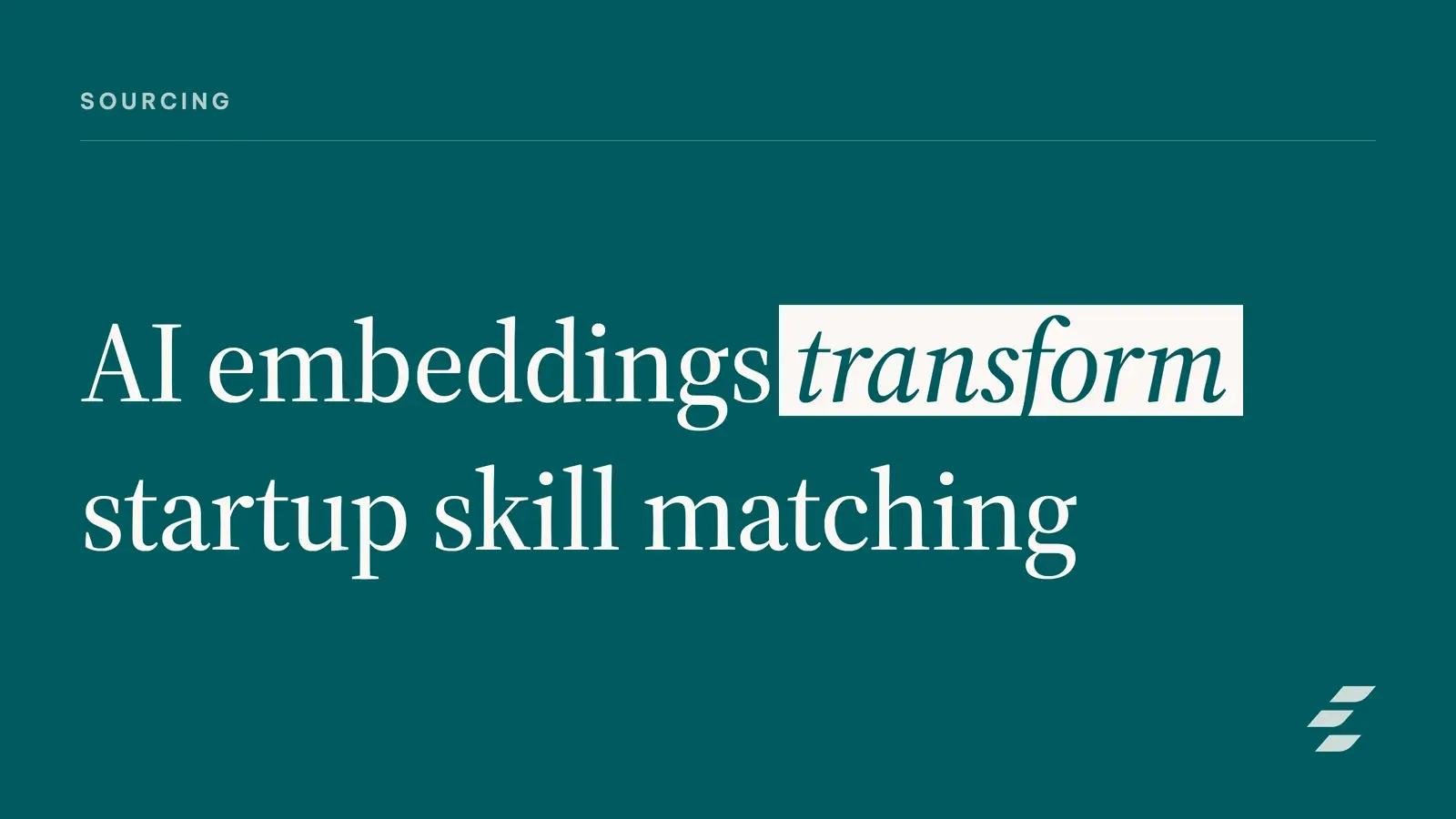 Embeddings Make Skill Matching Smarter for Startups