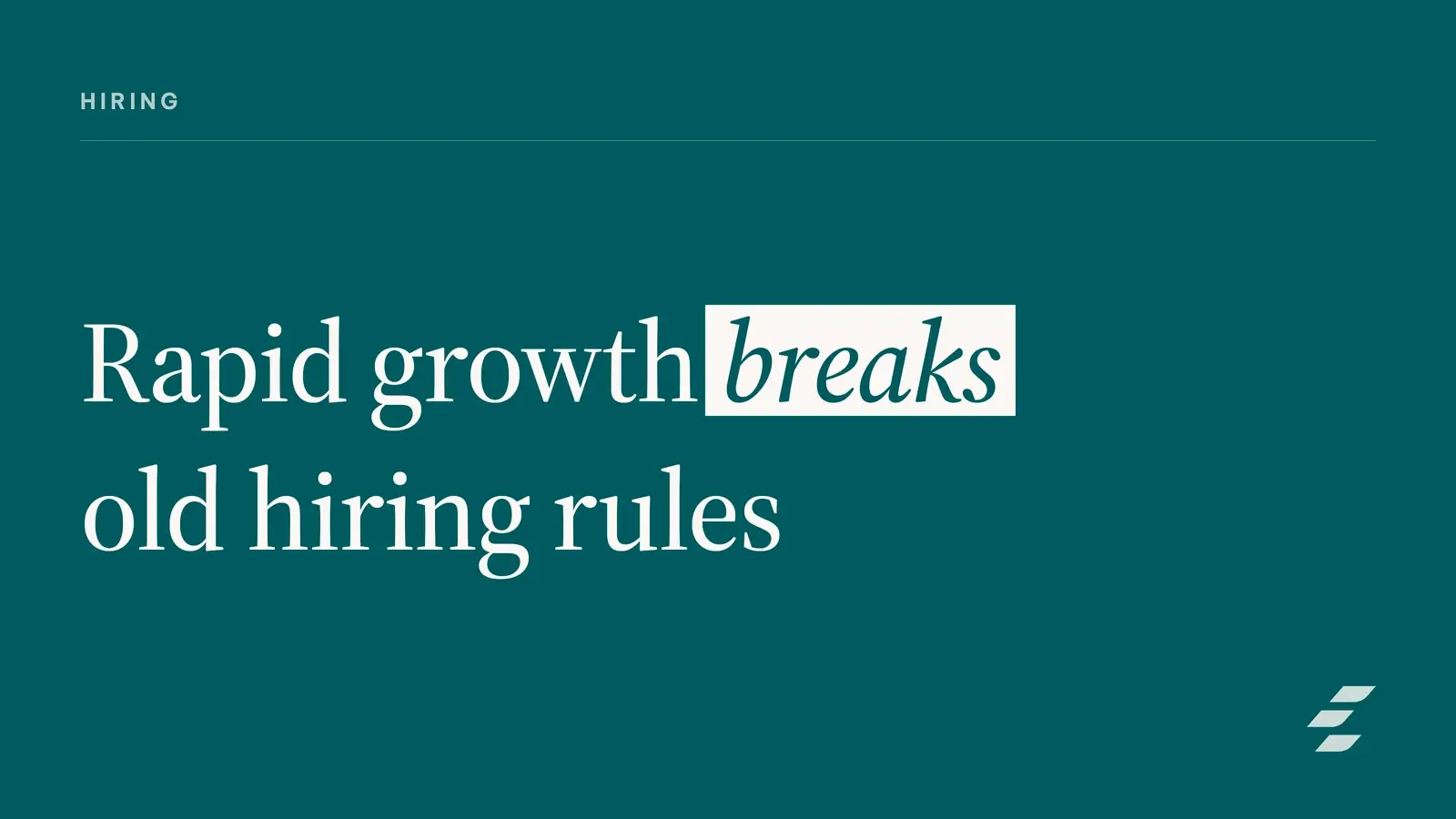 High-Volume Hiring Framework to Scale Your Startup Fast
