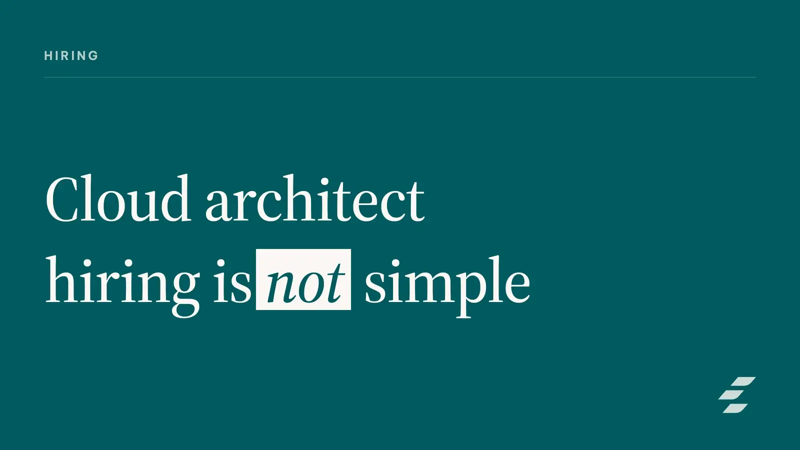 Featured image for How Startups Can Hire Top Cloud Architects