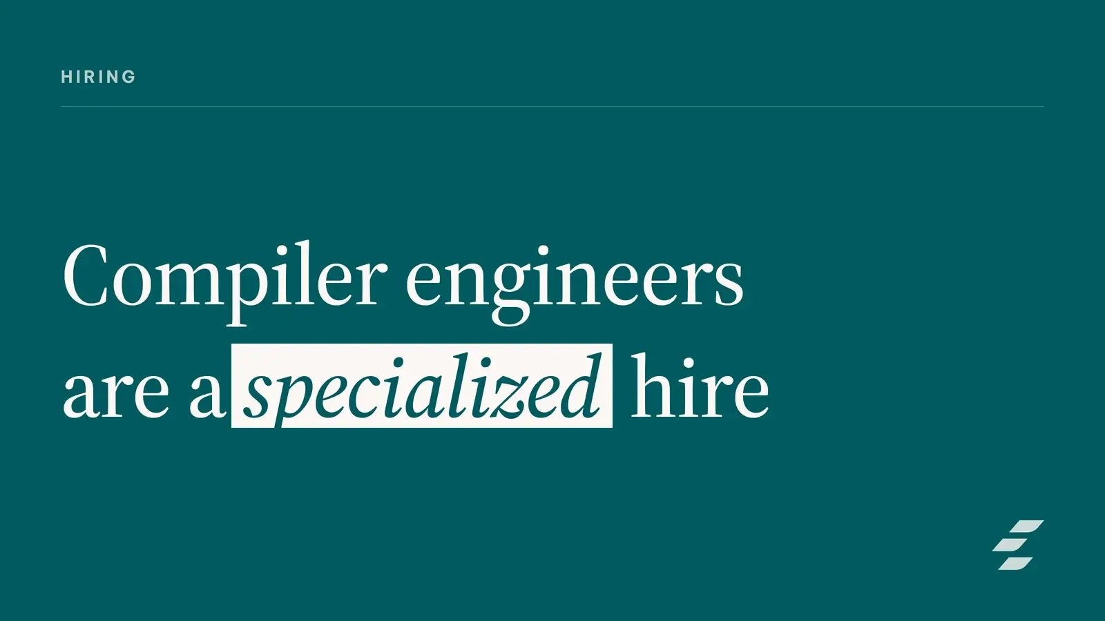 Featured image for How Startups Can Hire Compiler Engineers Effectively