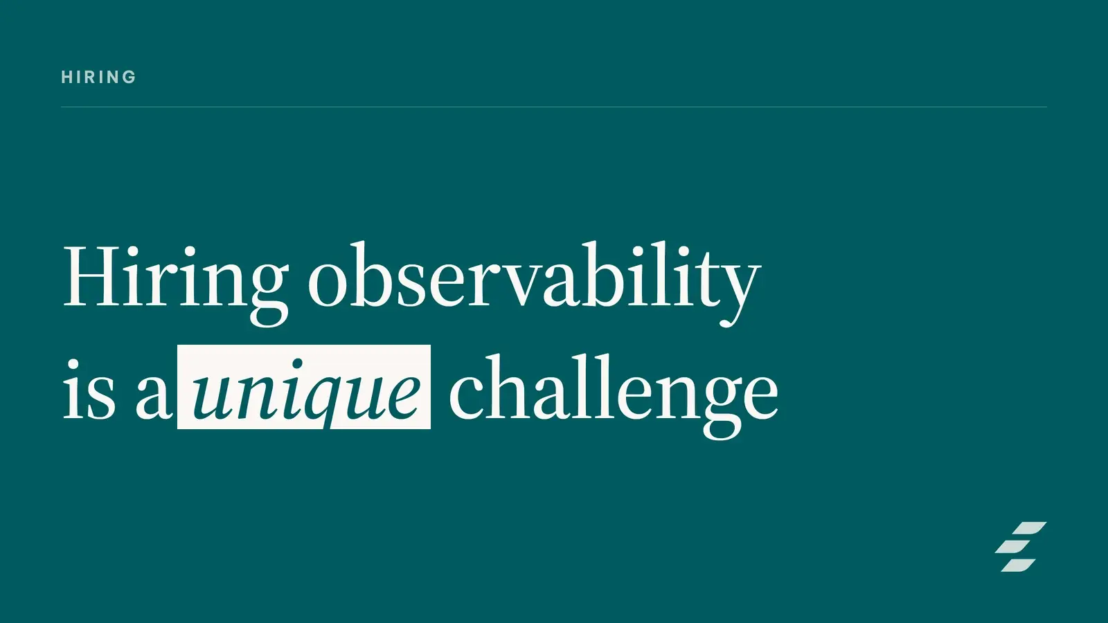 Featured image for Hiring Observability Engineers for Your Startup Team