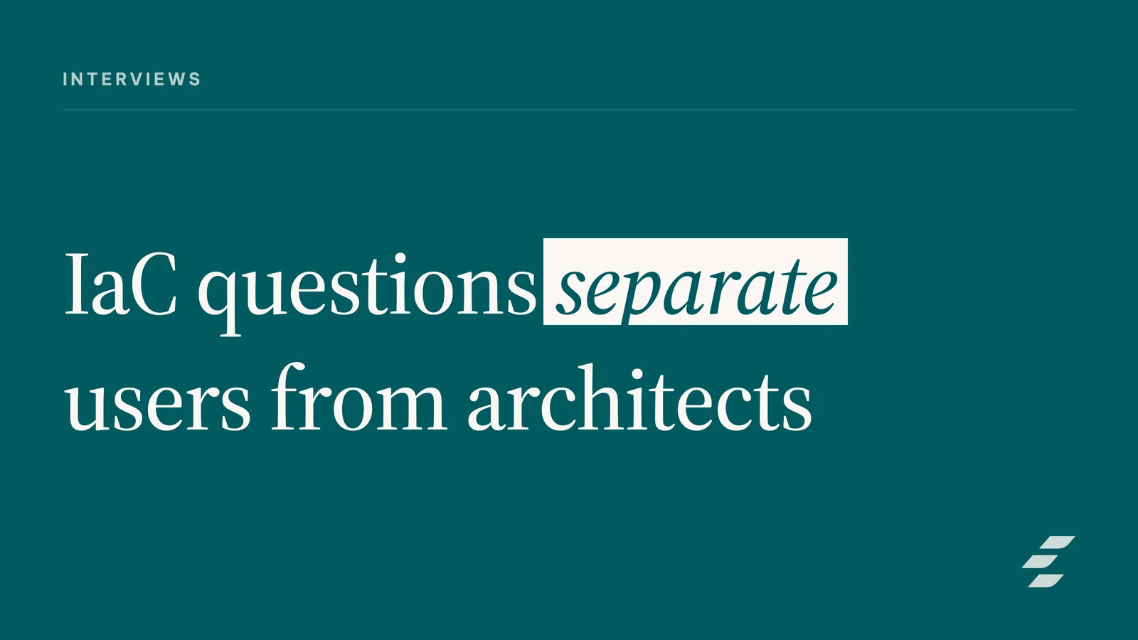 Infrastructure as Code Interview Questions: A Startup's Guide to Hiring Top DevOps Talent