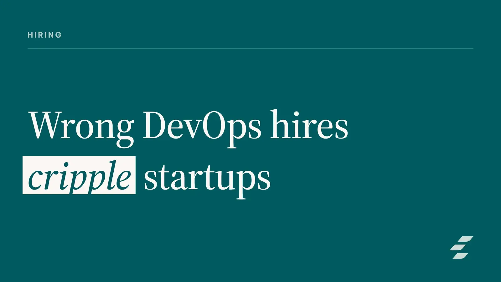 Featured image for Hire Kubernetes & DevOps Talent at Your Startup