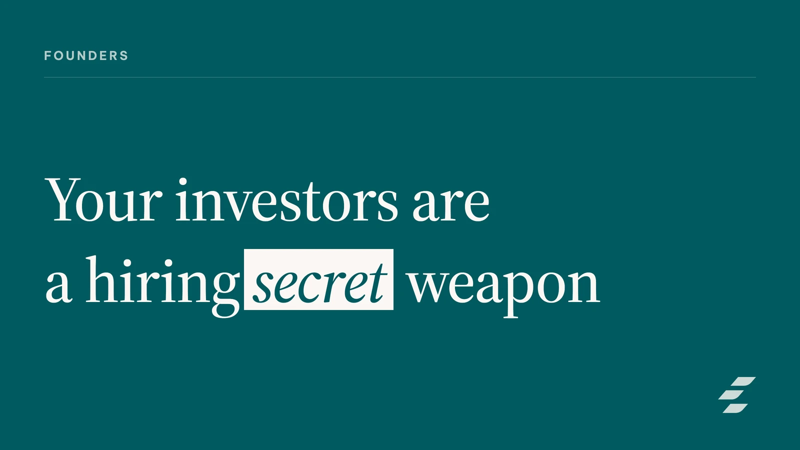 Featured image for Hiring Top Talent Through Your Investor Network