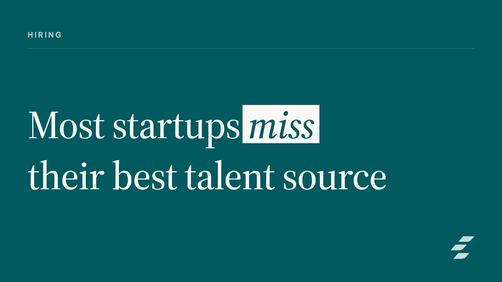 Alumni Networks for Startup Recruiting and Hiring