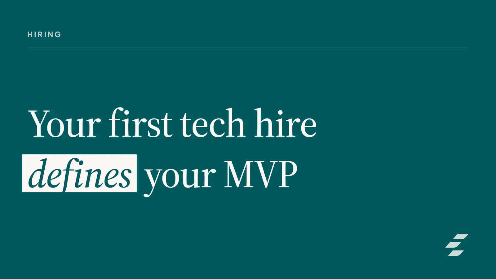 Featured image for Startup's First Tech Hire: Frontend vs. Full-Stack for Your MVP