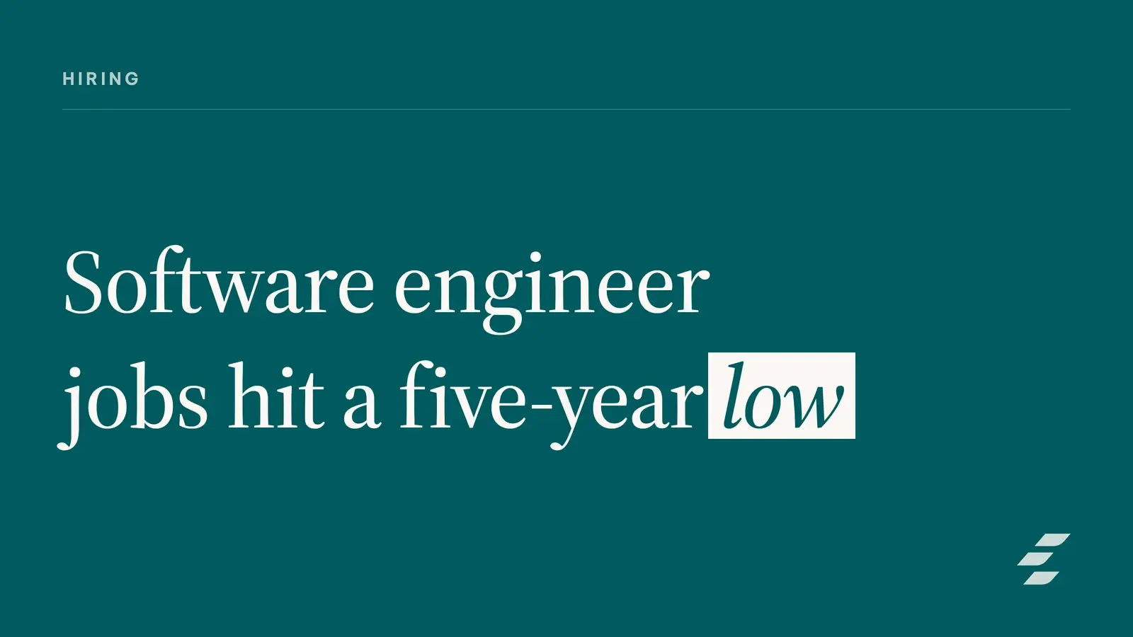 Featured image for US Software Engineer Hiring Market in the Age of AI | 2025